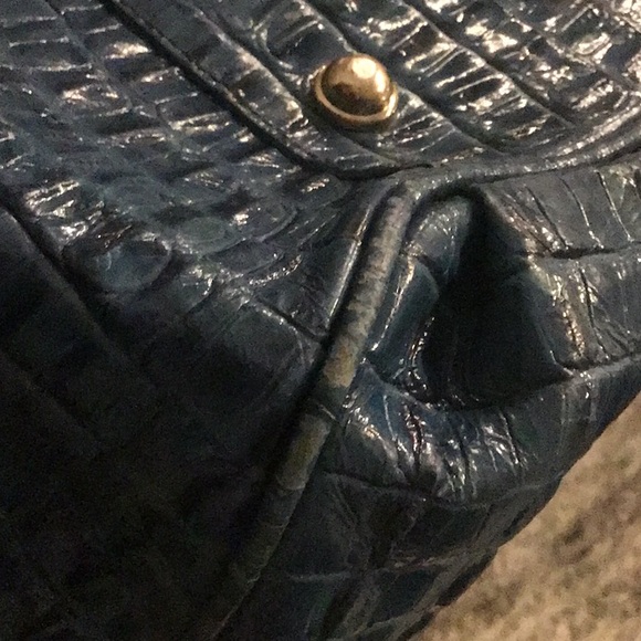 BRAHMIN ARGAN ELISA SAPPHIRE leather hobo shoulder bag - Picture 10 of 10